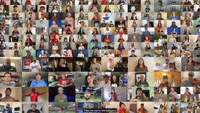 Brookly man creates virtual performance of Take Me Out to the Ballgame with 200 fans, MLB stars