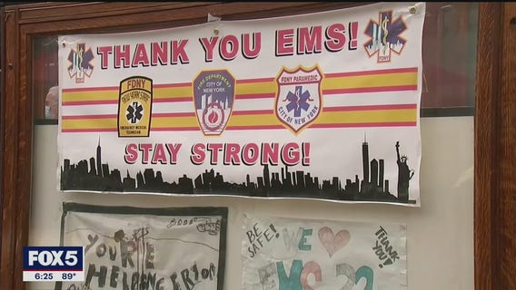 New York City Fire Museum honors frontline workers from COVID-19 pandemic