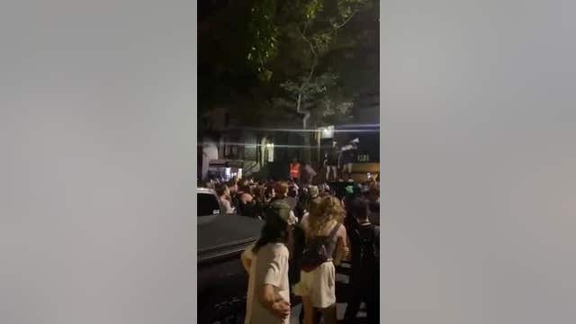 Anti-police protest outside NYPD commissioner's home