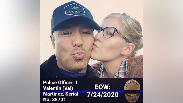 LAPD officer, whose wife is pregnant with twins, dies after 'long, courageous battle' with COVID-19