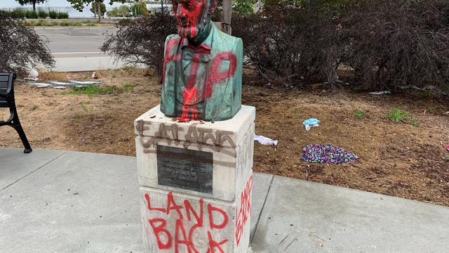 Fires set, rocks hurled during weekend racial justice and police reform protest in Oakland