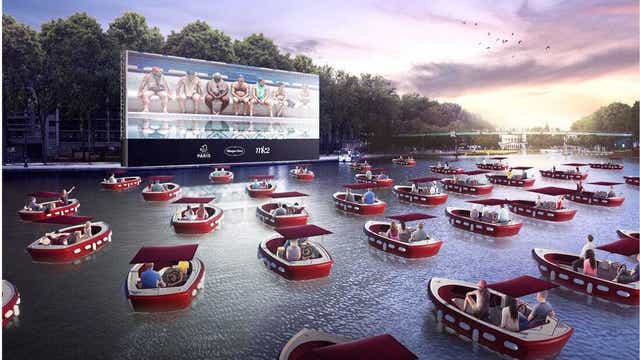 Floating cinema equipped with social distancing boats coming to New York