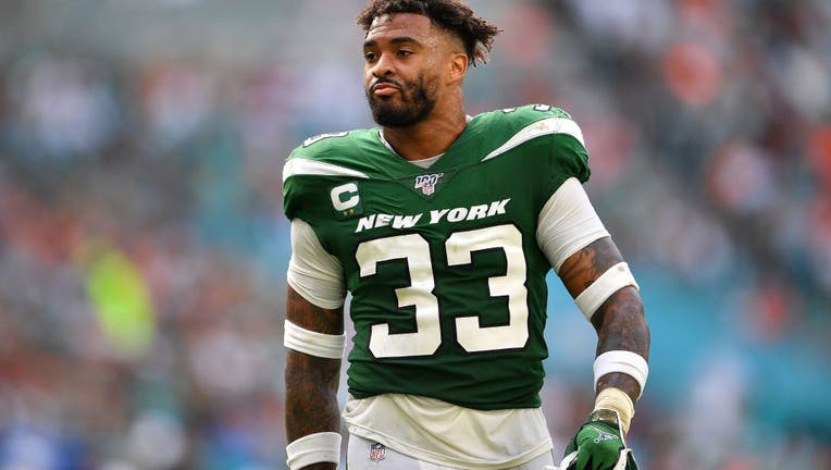 jamal adams action green jersey