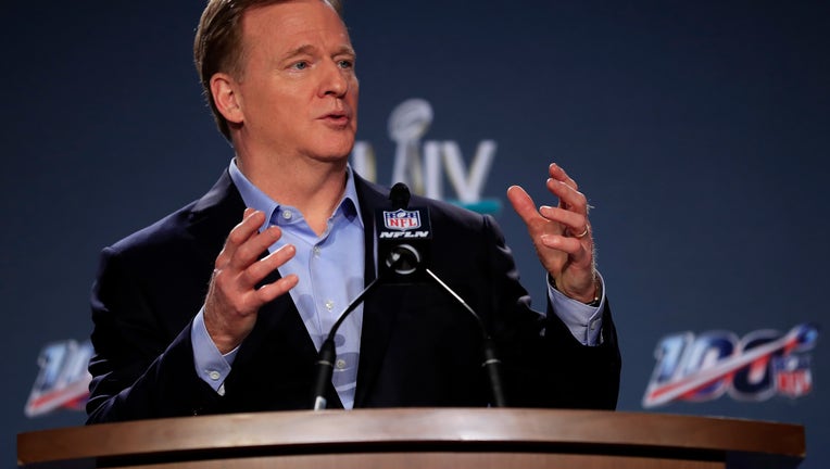 34cded78-NFL Commissioner Roger Goodell Super Bowl Press Conference