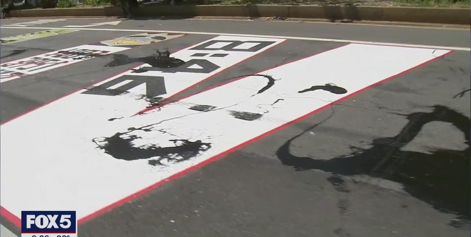 Woman who vandalized BLM mural in Midtown strikes murals in Harlem, Brooklyn