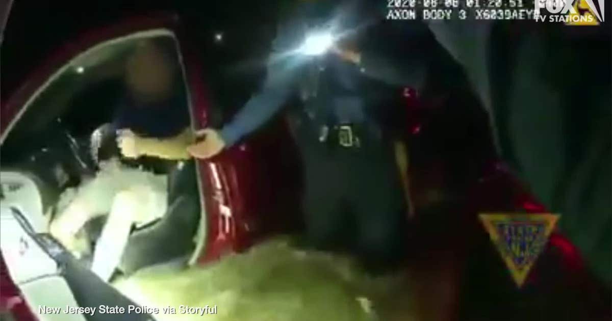 NJ troopers rescue man trapped in car during flash flood | FOX 5 New York