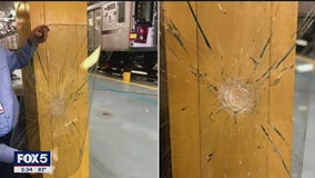 16 windows found smashed on subway train in Queens