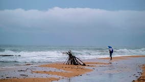 2 tropical storms heading for double blow to US Gulf Coast