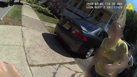 NJ police officer saves choking baby