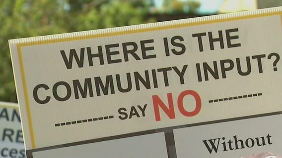 Residents protest plan to convert hotel into family shelter