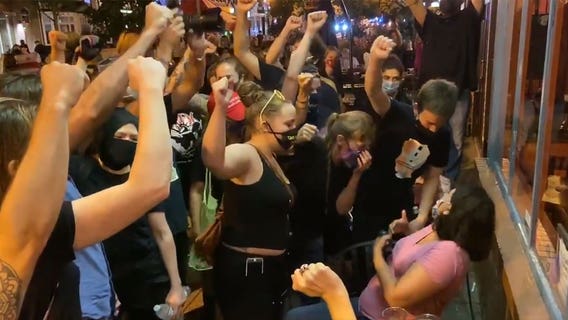 'White silence is violence': Protesters confront outdoor diners in DC