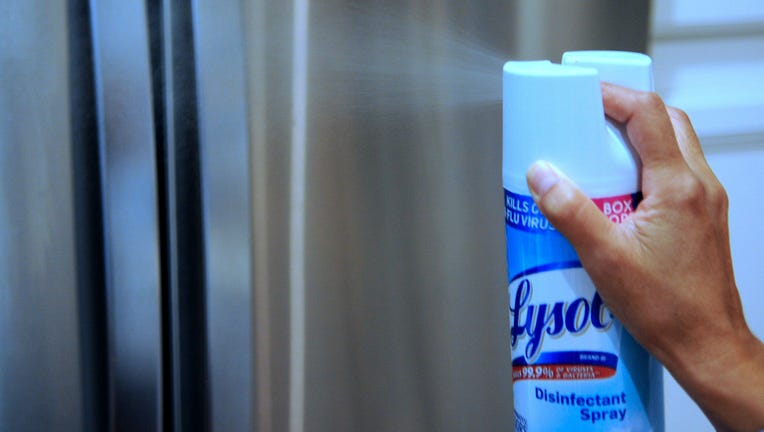 GETTY-lysol-disinfectant-spary-cleaning