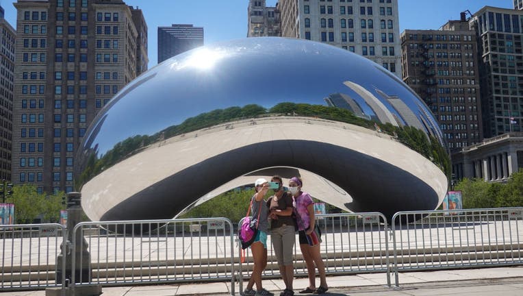 Chicago's Millennium Park Reopens At Limited Capacity