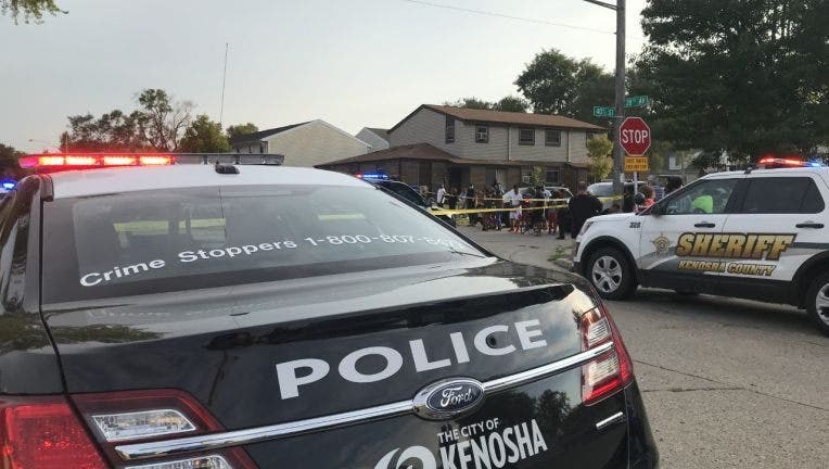 Kenosha police shoot man (image courtesy WITI)