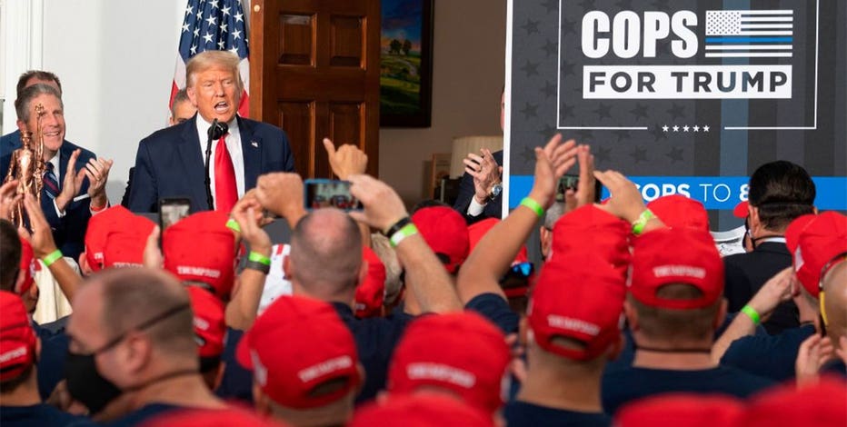 Pres. Trump to NYPD cops: 'No one will be safe in Biden's America'