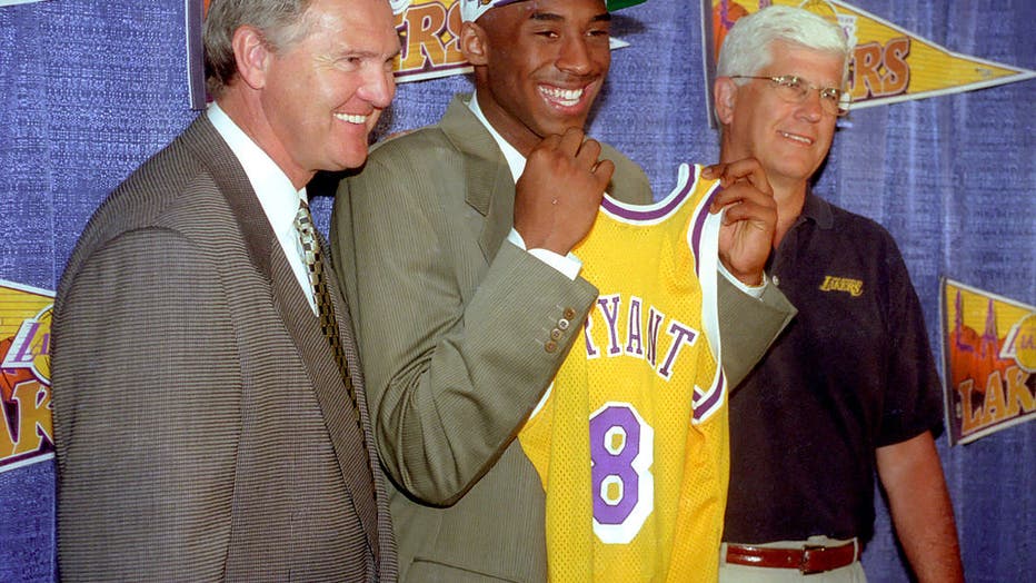 Los Angeles Lakers Introduce Kobe Bryant