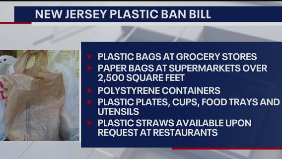 NJ set to ban plastic, paper bags and plastic foam containers