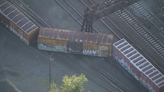 Freight train derails in the Bronx, disrupting Amtrak service