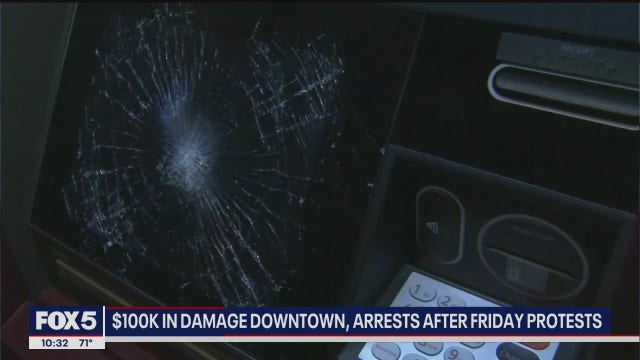 NYPD: 8 arrested after mob vandalizes Manhattan businesses