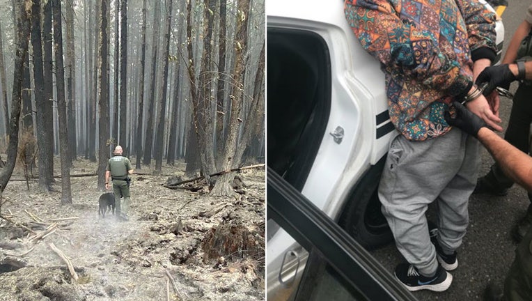 oregon wildfire looting arrests