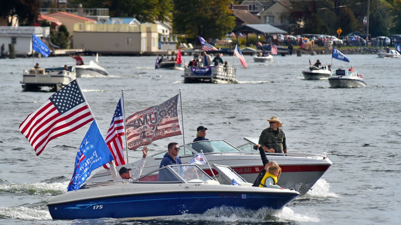 Boat parades, road rallies buoy Trump and his supporters