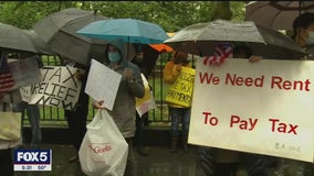 Landlords rally to demand financial relief