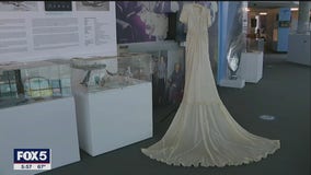 Wedding dress made from WWII parachute donated to Cradle of Aviation Museum