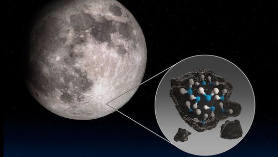 NASA confirms there is water on sunlit surface of Moon