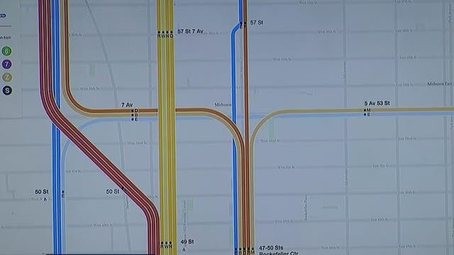MTA rolls out first real-time subway map