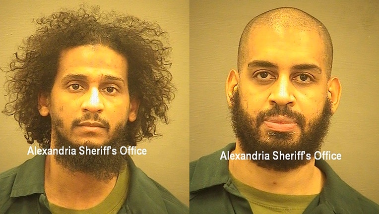 Booking photos of two accused ISIS militants