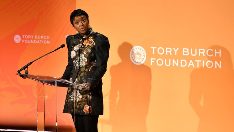 Mellody Hobson, Co-CEO & President, Ariel Investments speaks onstage during the 2020 Embrace Ambition Summit