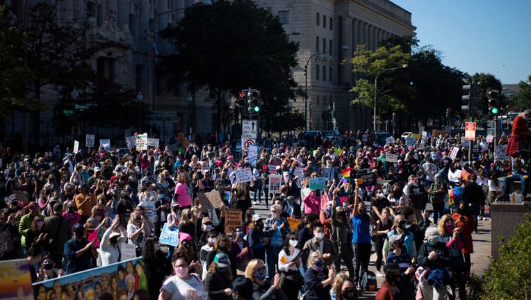Participants in the Womens March