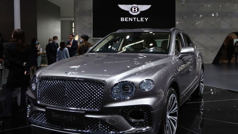 A Bentley Bentayga SUV.