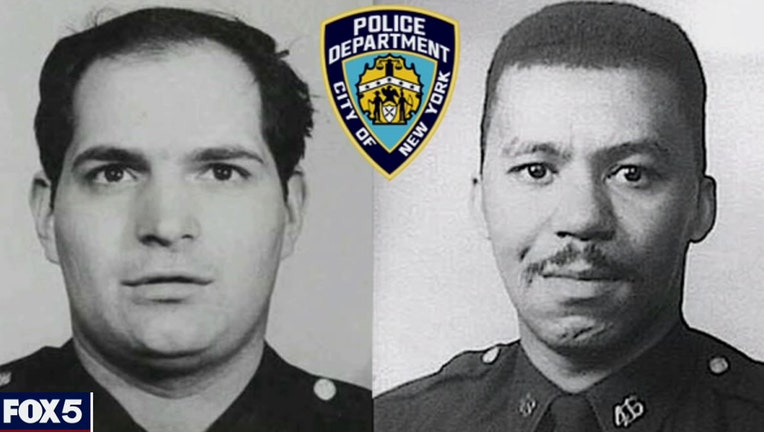Two police officers in uniform