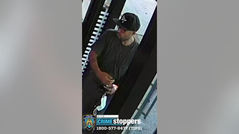 Police are looking for the man in this photo. Cops say he tried to rip an earring out of a girl's ear.