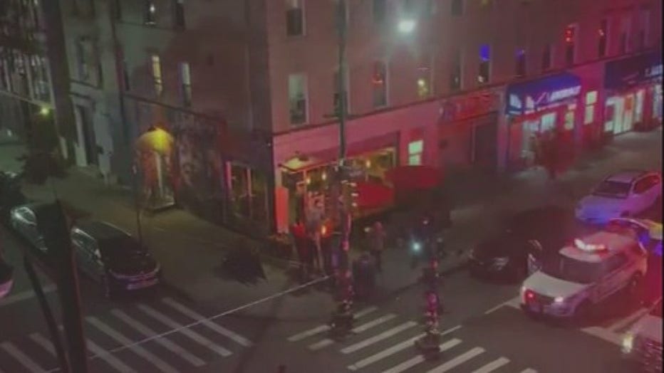 Cops say two or three men pulled up to 271 Hawthorne Street at about 10:18 p.m. Wednesday and opened fire from a white sedan. The vehicle then took off.