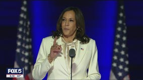 Harris pays tribute to Black women in 1st speech as VP-elect