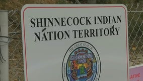 Shinnecock protesters camp out in the cold