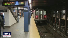 Man arrested after pushing woman in front of subway train in Manhattan