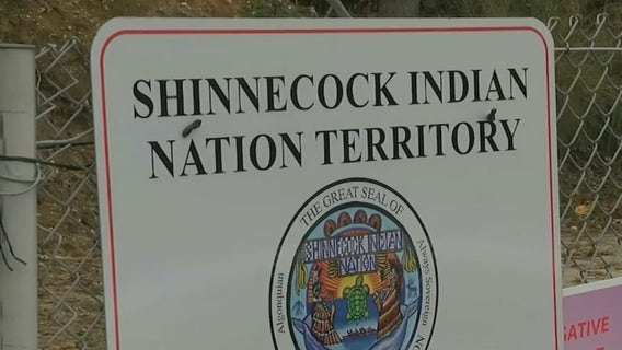 Shinnecock protesters camp out in the cold