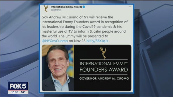 Cuomo wins international Emmy for coronavirus press conferences