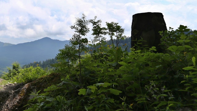 Giant phallus statue on mountain vanishes