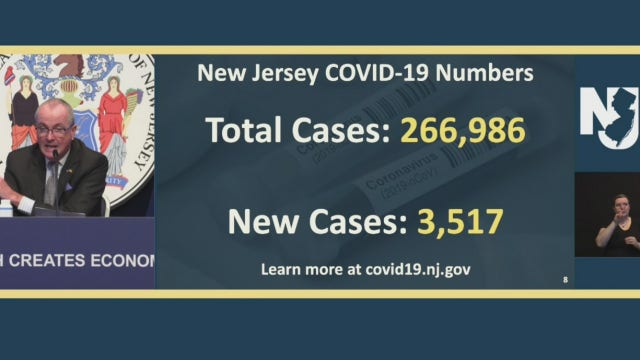 'Stark and sobering' NJ coronavirus numbers