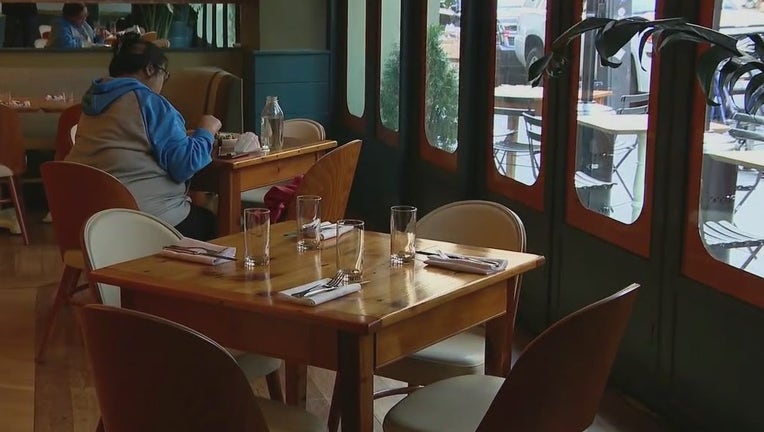 NYC restaurant dining room