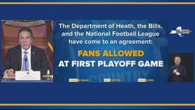 Cuomo: Limited number of fans will be allowed to attend Bills playoff game