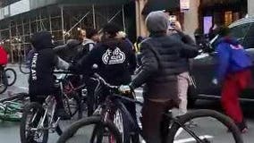 Teen arrested in cyclist group attack on SUV in Manhattan
