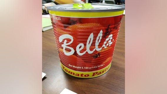 Feds: Cocaine hidden in tomato paste can at JFK Airport