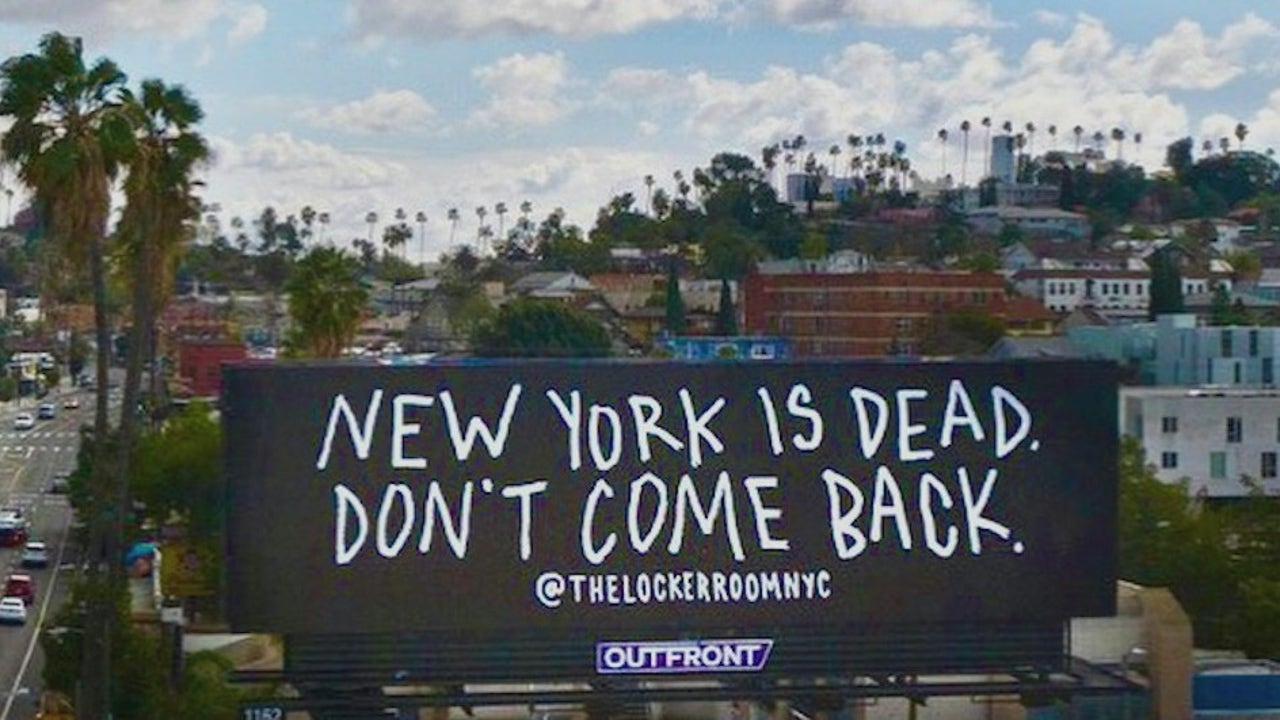 New York Is Dead billboard