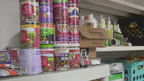 NY woman keeps pet pantry going after husband dies of COVID