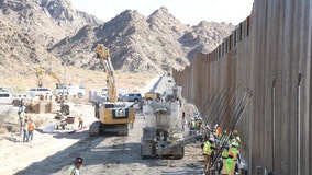 107 miles of border wall completed